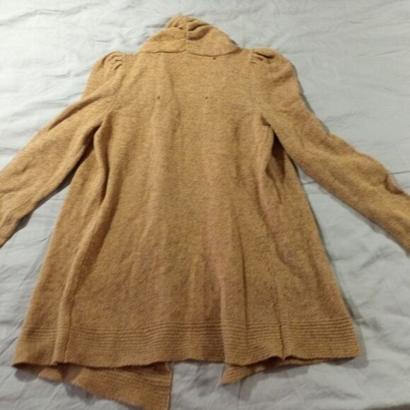Anthropologie Cardigan Sweater size Small Mustard - Picture 7 of 10